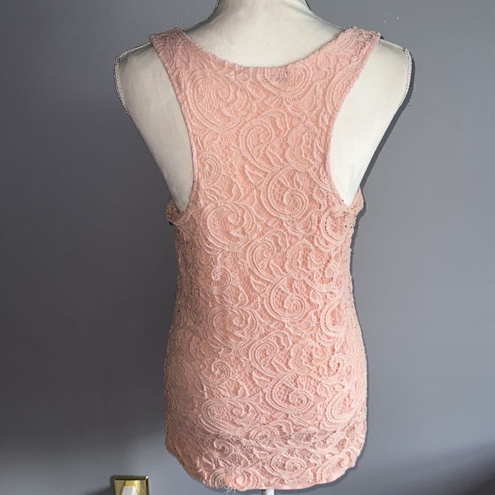 BKE Boutique Lace Lined Tank! - Picture 6 of 8